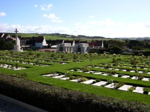 War graves at Wimereux Communal Cemetery, France. (P. Ferguson image, September 2010)