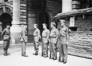 Local Defence Volunteers. The original name of the British Home Guard (Dad's Army).