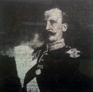 George Samuel Ager in the uniform of the 50th Regiment (Gordon Highlanders).