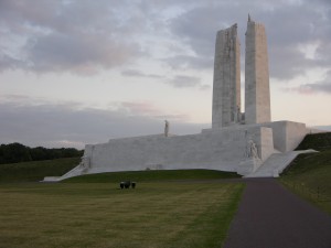 The Vimy Memorial. (P. Ferguson image, 2009)