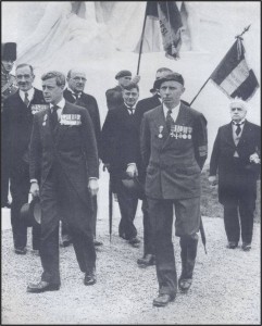 King Edward VIII at Vimy, 1936.
