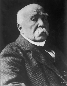French Prime Minister Georges Clemenceau.