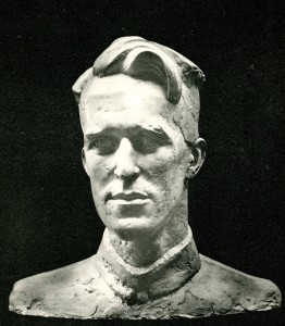 Kennington plaster bust of T.E. Lawrence. (Seven Pillars of Wisdom image)