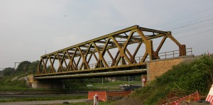 Nimy Railway Bridge. (P. Ferguson image, September 2006)