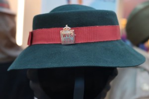 Cap of the Women's Voluntary Service. Imperial War Museum. (P. Ferguson image, November 2022)