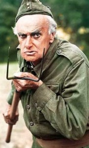 John Laurie as Private Godfrey. Wiki Image.